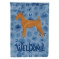 thumbnail image 1 of Irish Terrier Welcome Flag Canvas House Size, 1 of 4