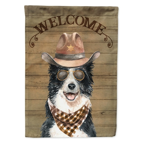 Carolines Treasures CK6319GF Border Collie Country Dog Flag Garden Size Small multicolor