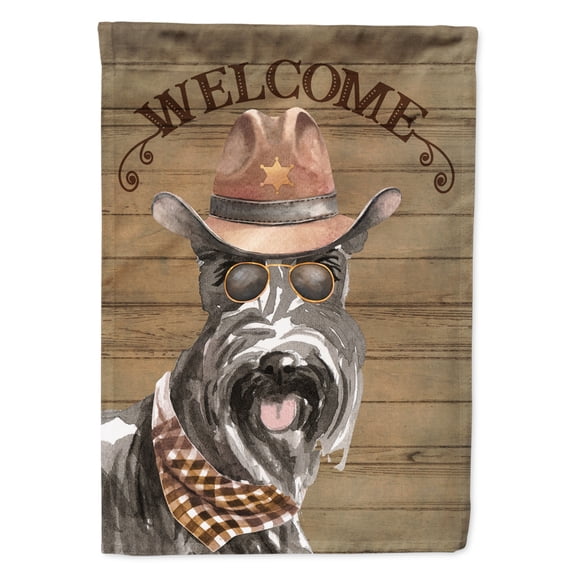 Carolines Treasures CK6357CHF Scottish Terrier Country Dog Flag Canvas House Size Large multicolor