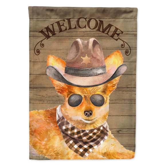 Toy Terrier Country Dog Flag Canvas House Size