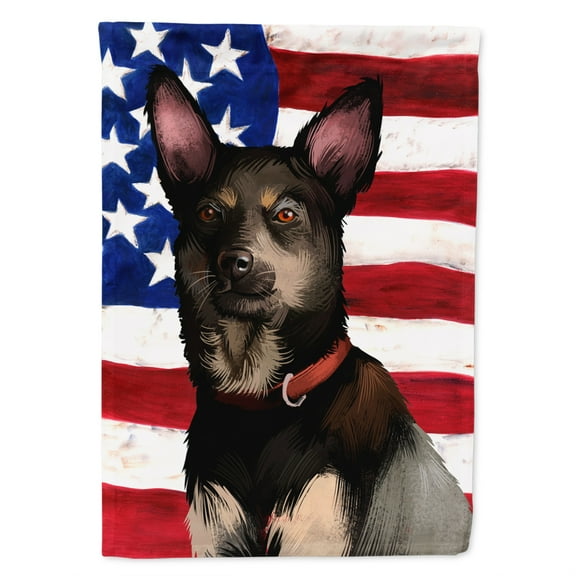 Carolines Treasures CK6411GF Australian Kelpie American Garden Size outdoor-flags, Multicolor