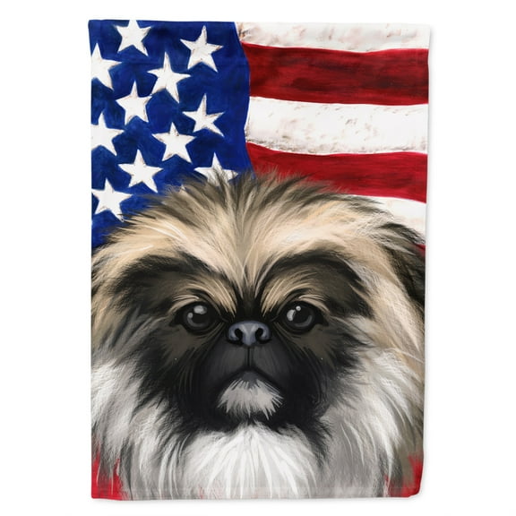 Carolines Treasures CK6488GF Chinese Imperial Dog American Garden Size outdoor-flags, Multicolor