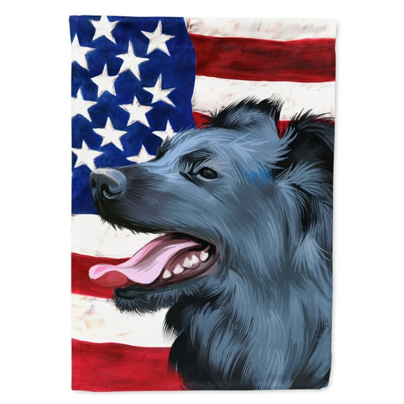 Carolines Treasures CK6497GF Croatian Sheepdog Dog American Garden Size outdoor-flags, Multicolor