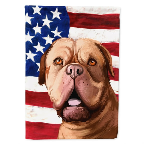 Carolines Treasures CK6505GF Dogue de Bordeaux Dog American Garden Size Outdoor-Flags, Multicolor