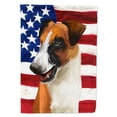 thumbnail image 1 of Carolines Treasures CK6528GF Fox Terrier Smooth Dog American Garden Size outdoor-flags, Multicolor, 1 of 3