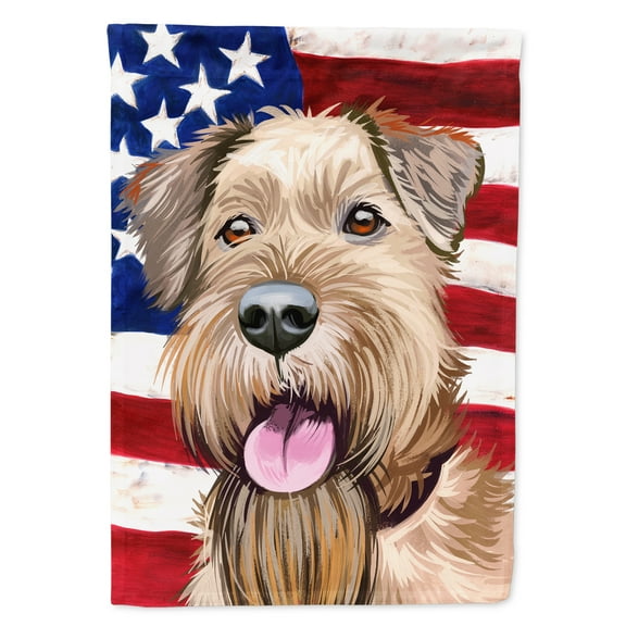 Carolines Treasures CK6571GF Irish Terrier American Garden Size Outdoor-Flags, Multicolor