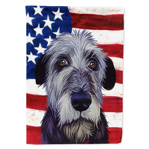Carolines Treasures CK6573GF Irish Wolfhound American Garden Size Outdoor-Flags, Multicolor