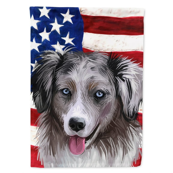 Carolines Treasures CK6615GF Miniature Shepherd American Garden Size outdoor-flags, Multicolor