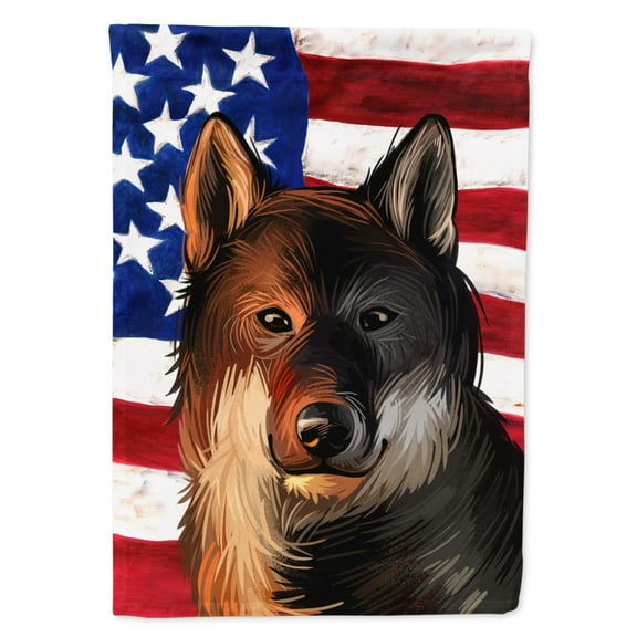 Carolines Treasures CK6706GF Shikoku Dog American Garden Size Outdoor-Flags, Multicolor