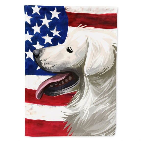 Carolines Treasures CK6711GF Slovak Cuvac Dog American Garden Size outdoor-flags, Multicolor