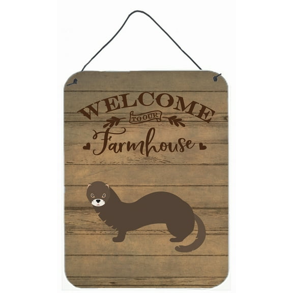 Carolines Treasures Russian or European Mink Welcome Door Hanging Prints wall-decor, Multicolor