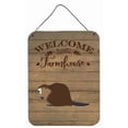 thumbnail image 1 of Carolines Treasures Eurasian Beaver Welcome Door Hanging Prints wall-decor, Multicolor, 1 of 3