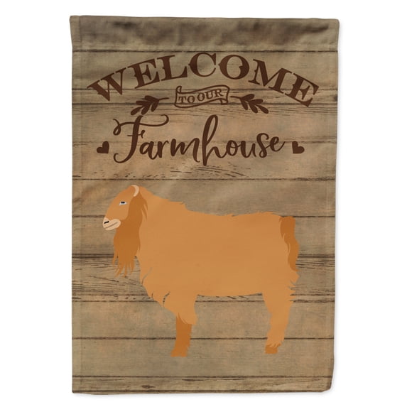 Carolines Treasures CK6829GF American Lamancha Goat Welcome Garden Size Outdoor-Flags, Multicolor