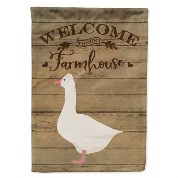 Caroline's Treasures CK6842CHF Roman Goose Welcome Flag Canvas House Size , Large, multicolor
