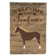 thumbnail image 1 of Percheron Horse Welcome Garden Flag, 1 of 3