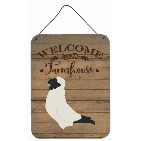 Carolines Treasures Nun Pigeon Welcome Door Hanging Prints wall-decor, Multicolor