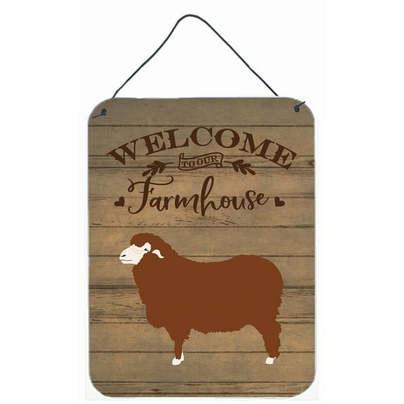 Carolines Treasures Merino Sheep Welcome Door Hanging Prints wall-decor, Multicolor
