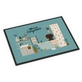 thumbnail image 1 of Chocolate Wire Haired Dachshund in Bathtub Indoor or Outdoor Mat 18x27 CK7551MAT, 1 of 4