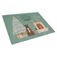 thumbnail image 1 of Carolines Treasures CK7611LCB Chocolate Staffordshire Bull Terrier Christmas Everyone Glass Cutting Board Large 12H x, 1 of 3