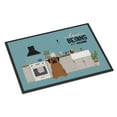 thumbnail image 1 of Brindle Mastiff Kitchen Scene Indoor or Outdoor Mat 24x36 CK7719JMAT, 1 of 3