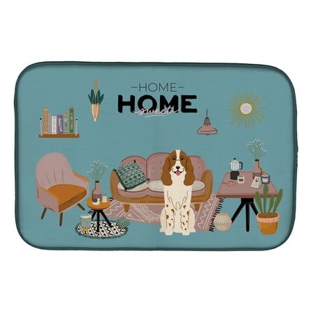 Russian Spaniel Sweet Home Dish Drying Mat