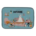 thumbnail image 1 of White Miniature Schnauzer Sweet Home Dish Drying Mat, 1 of 7