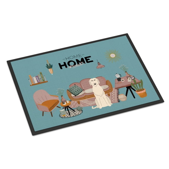 Irish Wolfhound Sweet Home Door Mat