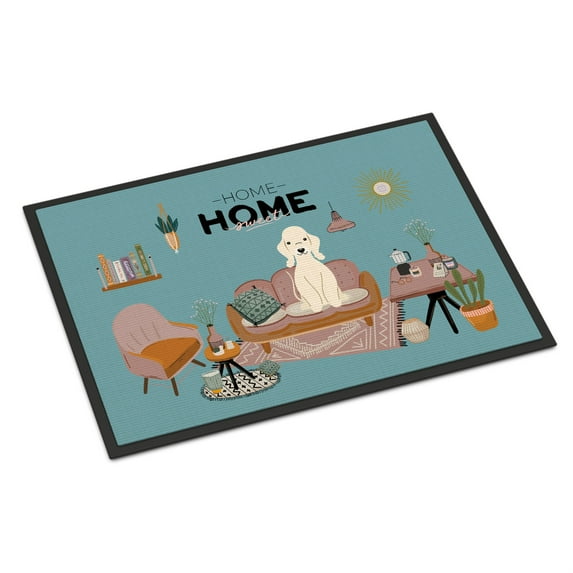 Sandy Bedlington Terrier Sweet Home Indoor or Outdoor Mat 18x27 CK7936MAT