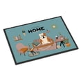 thumbnail image 1 of Fawn White English Bulldog Sweet Home Indoor or Outdoor Mat 24x36 CK7970JMAT, 1 of 3