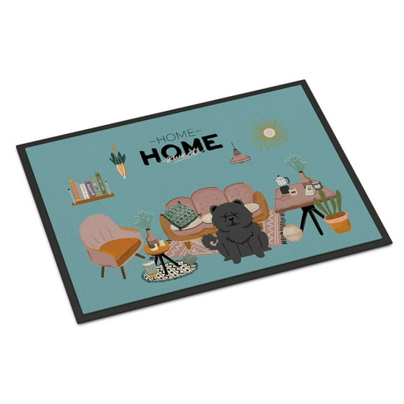 Black Chow Chow Sweet Home Indoor or Outdoor Mat 18x27 CK7988MAT