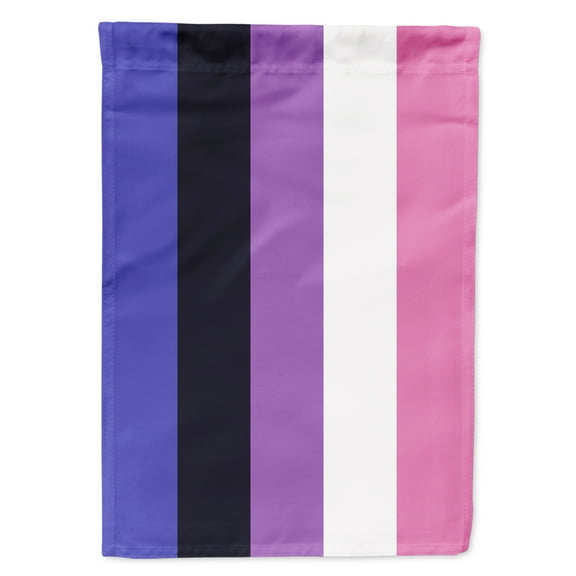 Carolines Treasures CK7997GF Genderfluid Pride Flag Garden Size Small multicolor