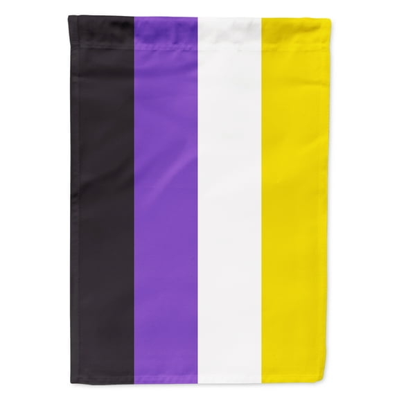 Carolines Treasures CK7998CHF Nonbinary Pride Flag Canvas House Size Large multicolor