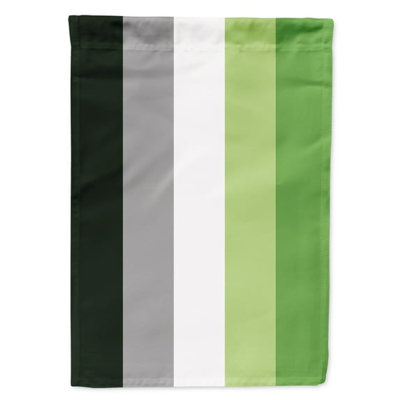 Carolines Treasures CK8000GF Aronmantic Pride Flag Garden Size Small multicolor