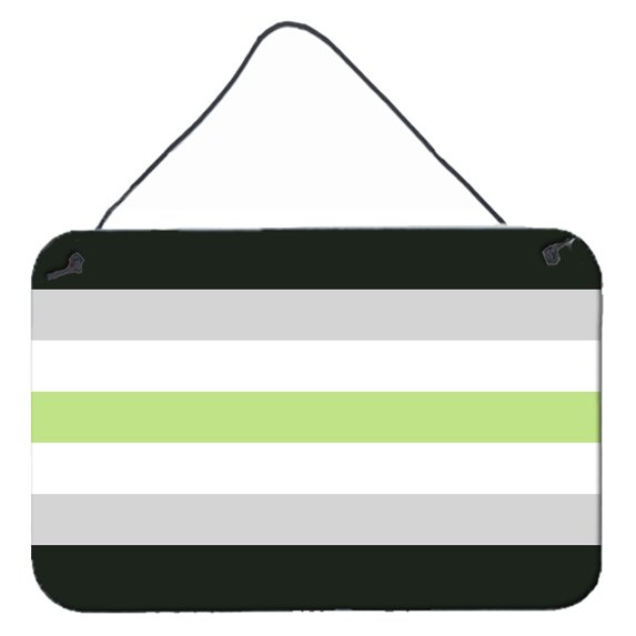 Carolines Treasures CK8010DS812 Agender Pride Wall or Door Hanging Prints 8x12 multicolor