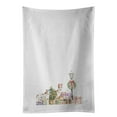 thumbnail image 1 of Carolines Treasures CK8153WTKT 28 x 19 in. Unisex Ibizan Hound Duo with Christmas Wonderland White Dish Towels Kitchen Towel - Set of 2, 1 of 3