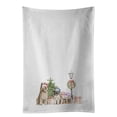 thumbnail image 1 of Carolines Treasures CK8173WTKT 28 x 19 in. Unisex Briard Duo White Dish Towels Kitchen Towel - Set of 2, 1 of 3