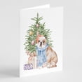 thumbnail image 1 of Carolines Treasures CK8213GCA7P Bulldog English Bulldog Design2 Christmas Presents and Tree Greeting Cards and Envelopes, 1 of 3