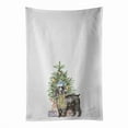 thumbnail image 1 of Carolines Treasures CK8219WTKT 28 x 19 in. Unisex Cocker Spaniel English Black Christmas Presents & Tree White Dish Towels Kitchen Towel - Set of 2, 1 of 3