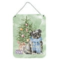 thumbnail image 1 of Carolines Treasures CK8229DS1216 Pug Black Christmas Presents and Tree Wall or Door Hanging Prints 12x16 multicolor, 1 of 3