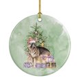 thumbnail image 1 of Christmas German Shepherd Ceramic Ornament 2.8 in x 2.8 in, 1 of 3