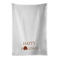 thumbnail image 1 of Carolines Treasures CK9170WTKT 28 x 19 in. Unisex Chihuahua Chocolate & White No.1 Happy Holidays White Dish Towels Kitchen Towel - Set of 2, 1 of 3