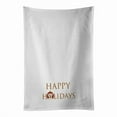 thumbnail image 1 of Carolines Treasures CK9353WTKT 28 x 19 in. Unisex Shih-Tzu Gold No.6 Happy Holidays White Dish Towels Kitchen Towel - Set of 2, 1 of 3