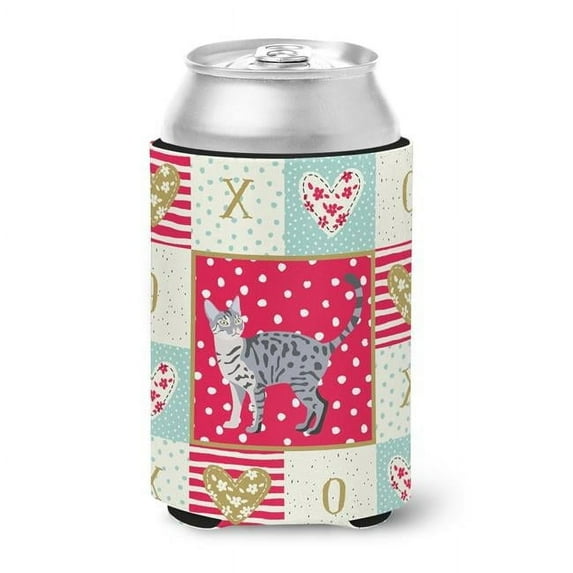 Carolines Treasures California Spangled 1 Cat Love Can or Bottle Hugger Can Hugger multicolor