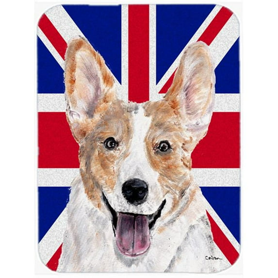 Carolines Treasures Cardigan Corgi With English Union Jack British Flag Mouse Pad
