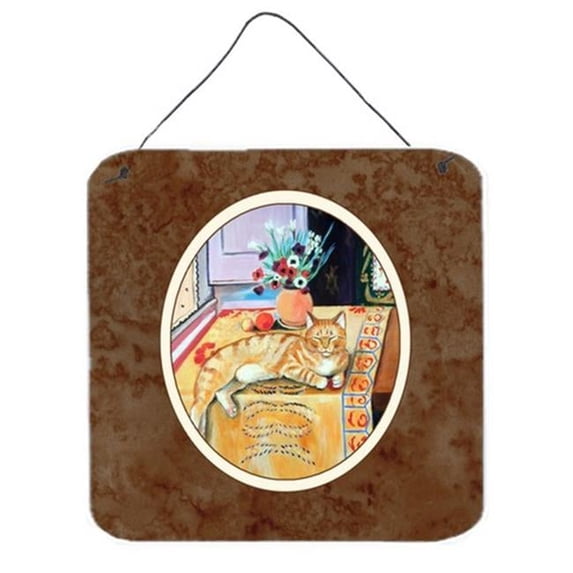 Carolines Treasures Cat Wall or Door Hanging Prints 6 x 0.02 x 6 in.