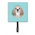 thumbnail image 1 of Carolines Treasures BB1154SH4 Checkerboard Blue Cocker Spaniel Leash & Key Holder, 1 of 2