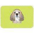 thumbnail image 1 of Carolines Treasures Checkerboard Lime Green Cocker Spaniel Mouse Pad Hot Pad or Trivet Large multicolor, 1 of 1
