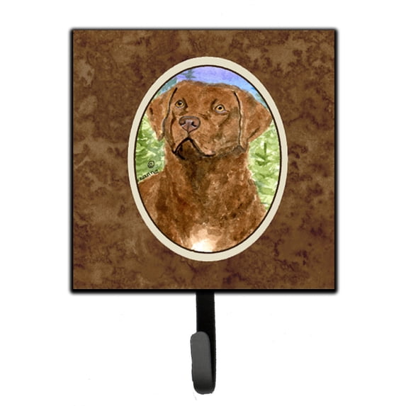 Carolines Treasures Chesapeake Bay Retriever Leash or Key Holder Single Hook multicolor