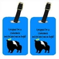 thumbnail image 1 of Carolines Treasures  Chihuahua Luggage Tags- Pair - 2, 1 of 1