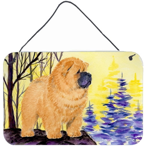 Carolines Treasures SS8603DS812 Chow Chow Indoor Aluminum Metal Wall or Door Hanging Prints, 8 x 12", Multicolor